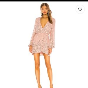 Lovers & Friends - Poppy Mini Dress in Blush. Purchased from Revolve